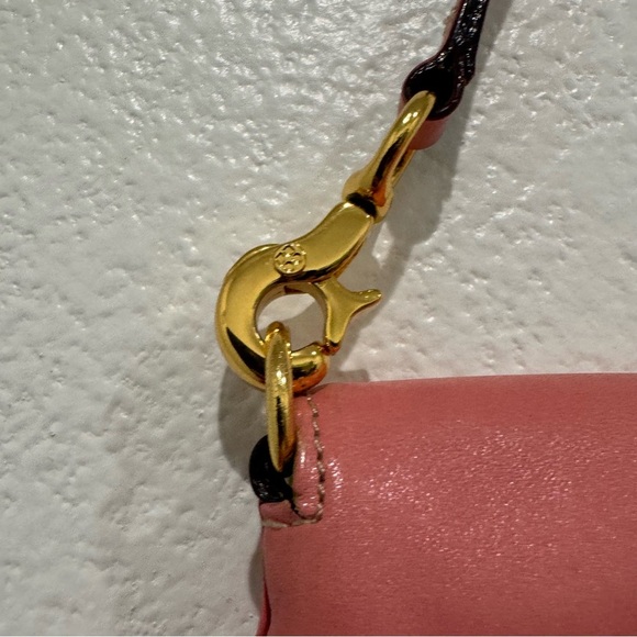 Kate Spade Pink Leather Pochette Wristlet Bag Susanna Spring Easter - Picture 14 of 16